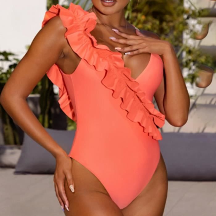 Débardeur Femme Court à Volants Et Nœud Devant - Bretelles Spaghetti, Dos Nu - 100% Polyester - Taille S à L