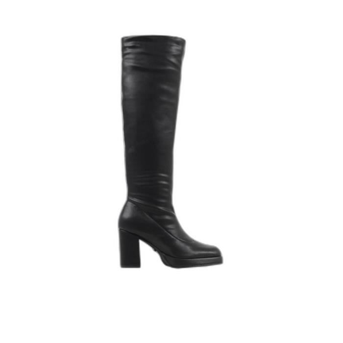 Bottes femme stretch noir hot sale
