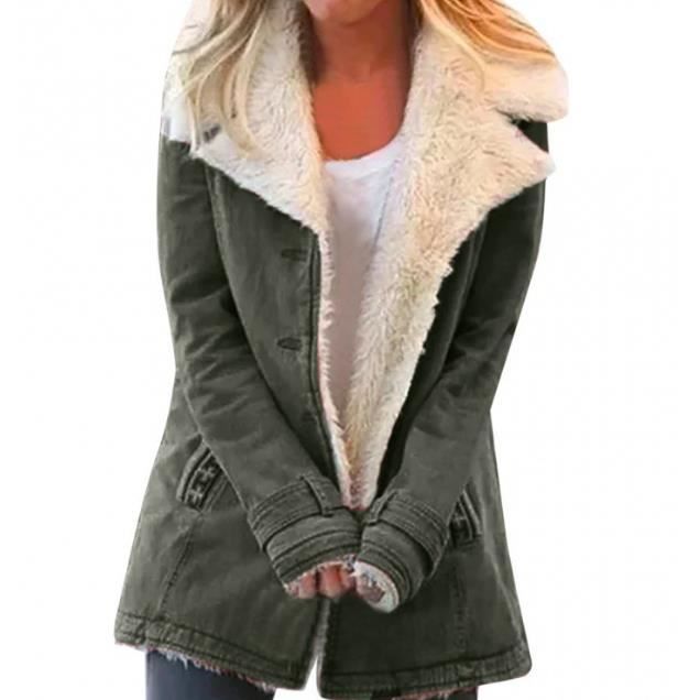 Manteau chaud femme hot sale pas cher