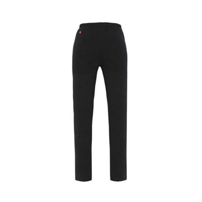 Pantalon Leggings Chauffant Homme Thermique Électrique Hiver Noir