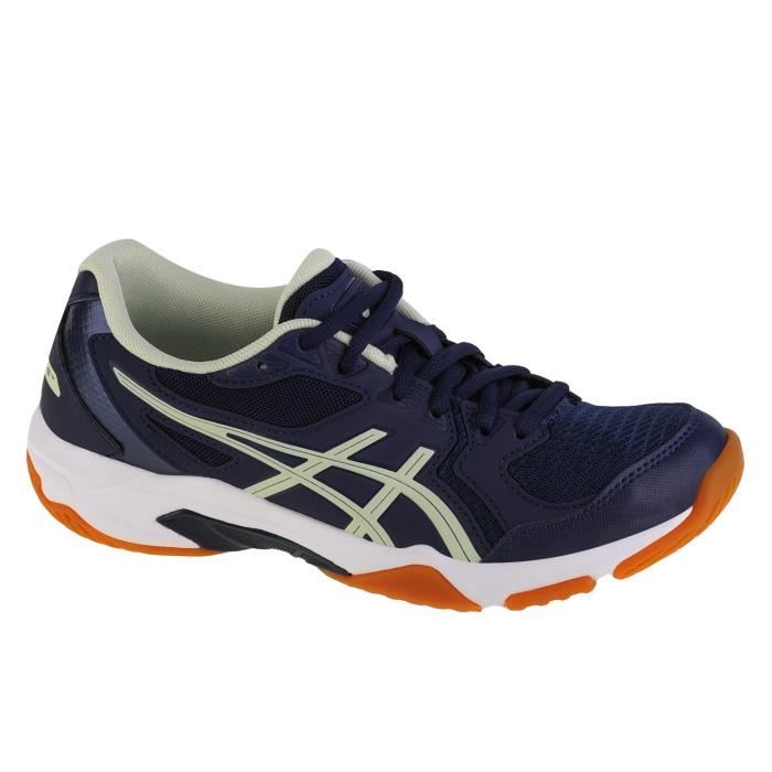 asics gel-rocket 10 1072a056-407, femme, bleu marine, chaussures de volleyball