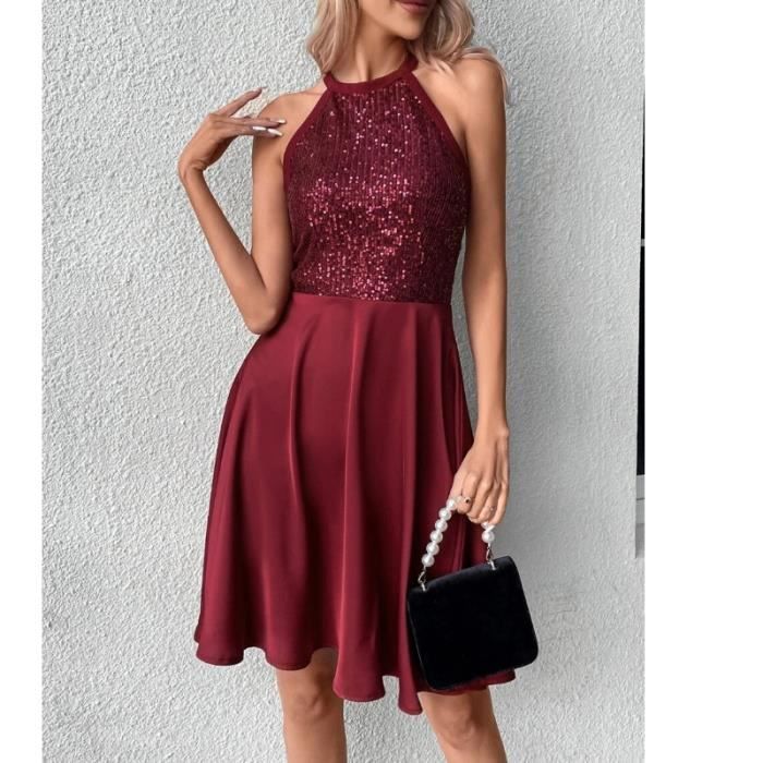 Robe rouge femme discount courte