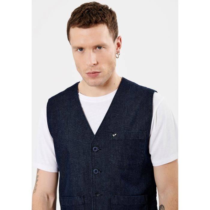 KAPORAL Veston en jean Homme ELBI Bleu Cdiscount Pr t Porter