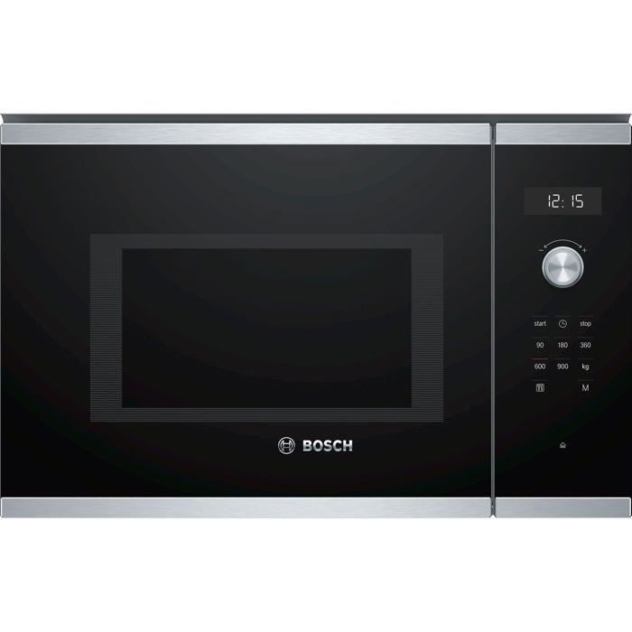 Micro-Ondes Bosch BFL554MS0 – 25L 900W Encastrable Inox - vue 9