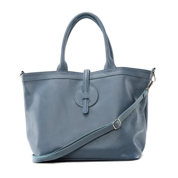 Sac main en cuir Innocent Bleu Clair Achat Vente Innocent