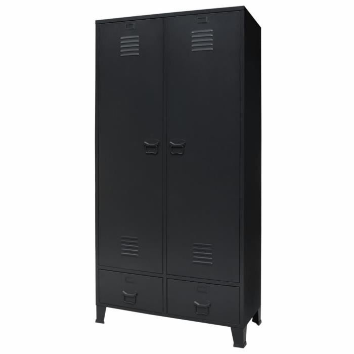 Garde Robe Armoire De Chambre Armoire Penderie Metal De Style