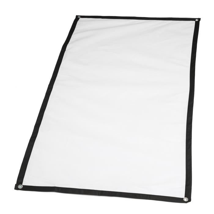 Écran De Projection 60In 72In 84In 100In 4: 3 Rideau De Projecteur En Tissu De Polyester