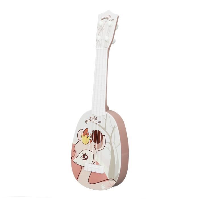 Jouet pour enfants - SALUTUYA - Ukulélé - Plastique durable - Cordes souples - Design mignon
