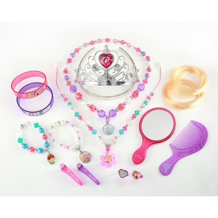 Boîtes coffret à bijoux de princesse rose enfants pour le cadeau de filles 