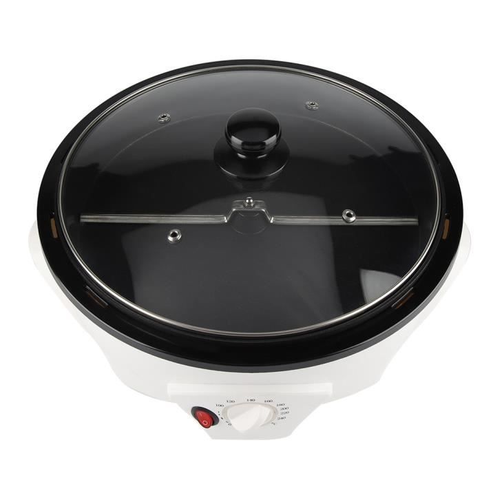 Torréfacteur à Café Domestique ITOP - Capacité 200g - 3 Modes, Filtre à Fumée - 700W - Acier Inox - Neuf