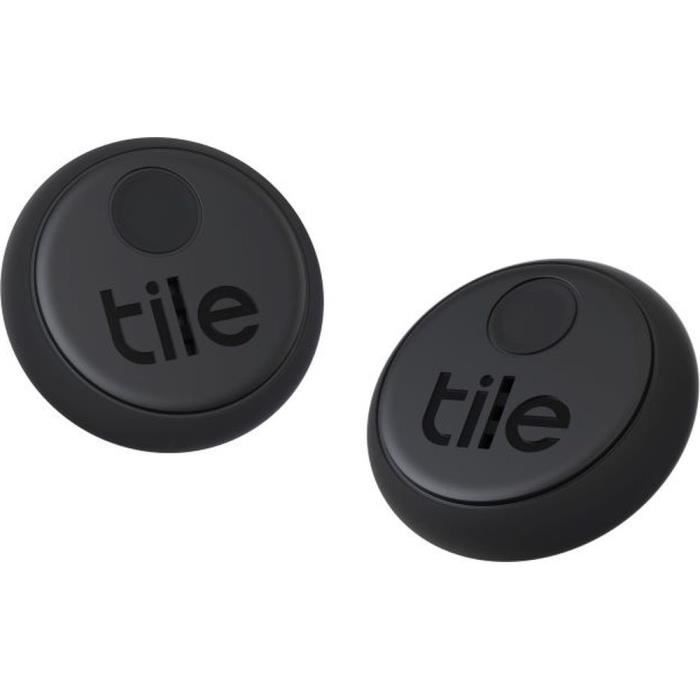 Tile Sticker - Localisateur Bluetooth Portée 76m, Compatible Alexa Google | Autocollant étanche IP67 | Batterie 3 Ans | Trouver Clés Téléphone