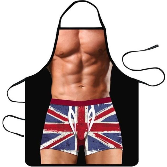 Barbecue Tablier Drole Muscle Homme Impression Tablier Impermeable De Cuisson q Cdiscount Maison