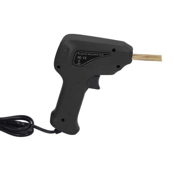 TKSE Pistolet à Souder Plastique Sans Fil 100W – 200 Agrafes Incluses – LED – Recharge USB – Réparation Bumper & Pièces Plastique