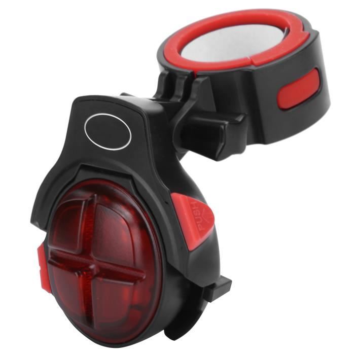 Feu Arrière Vélo LED En Forme De Cœur - Étanche, Avec Modes Clignotant Et Fixe, Pour Sécurité Nocturne - 3