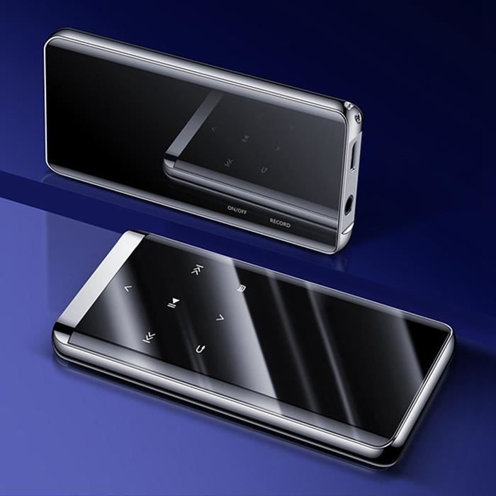 Lecteur MP3 Bluetooth Avec Écran 1.8 Pouces - HiFi, Réduction Bruit, 128Go Supporté | Portable Avec Écouteurs