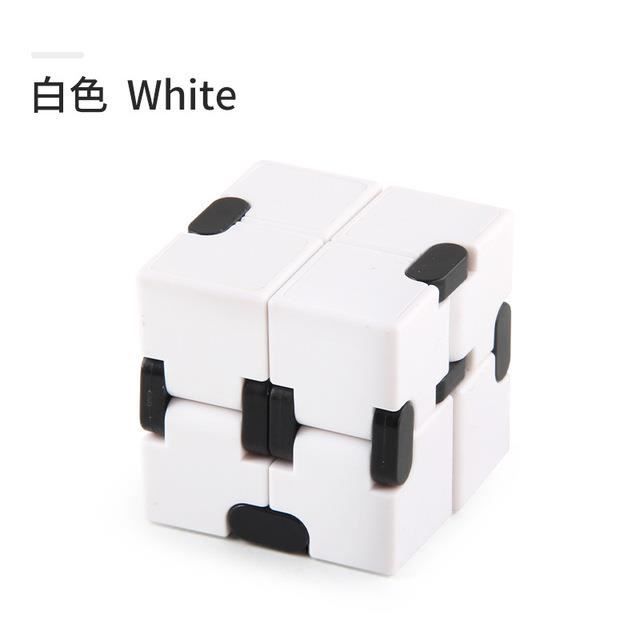 Zerodis Lot De 3 Cubes Infinis En Plastique - Jouet Décompression Anti-Stress Pour Bureau, Adultes Et Enfants