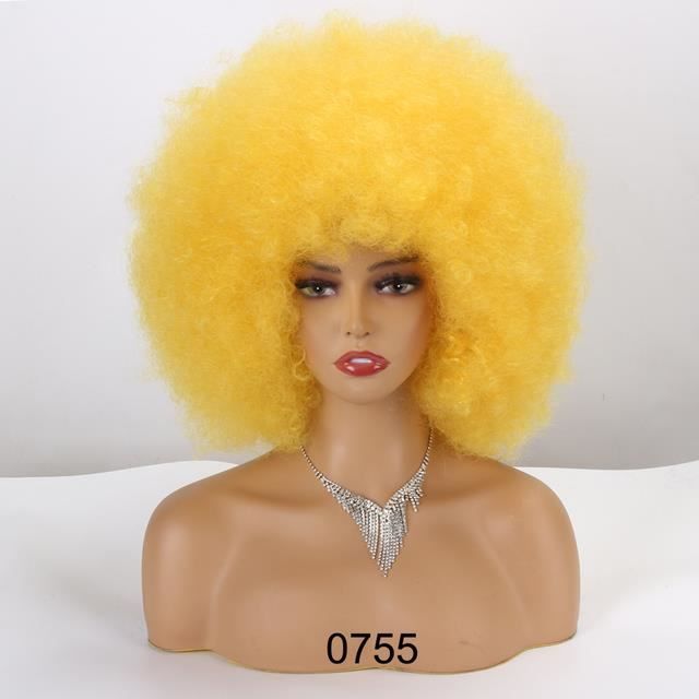 Perruque afro blonde deals