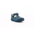 Sandale enfant Kickers Sushy Bleu - Fermeture Scratch - Confortable et tendance-1