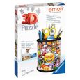 Ravensburger - Puzzle 3D Pot à crayons emoji - 54 pièces - Mixte - Dès 7 ans-1