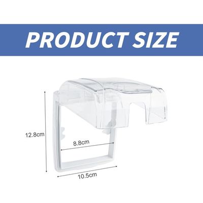 Housse De Pluie Pour Sonnette – Coque étanche Transparente PC – Modèle T5 (Anneau)