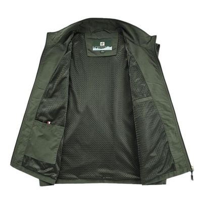 Gilet De Pêche AFTCO Homme Taille M - Vert/gris - Sans Manches, Fermeture éclair - Occasion