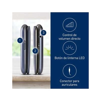 Téléphone Portable Panasonic KX-TU550 Rouge - Coquille, 4G, Touche SOS, Neuf Sous Blister