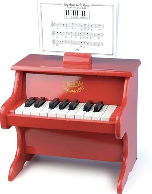 Piano électronique En Bois Vilac – 25 Touches + Partitions – Pour Enfants Dès 3 Ans
