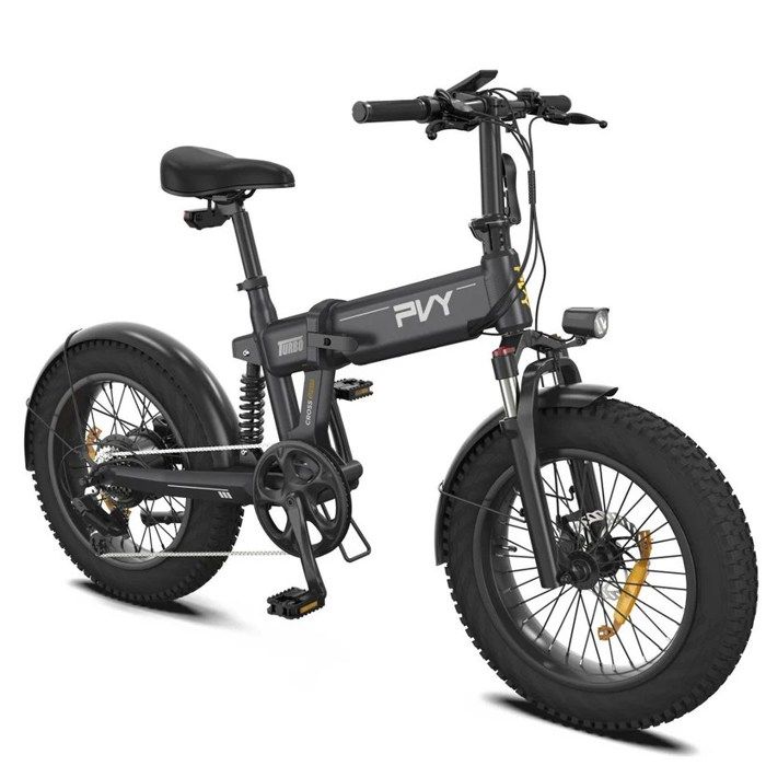 PVY TURBO- Velo Electrique Pliable, 750W 48V 13AH, Vitesses/ Top