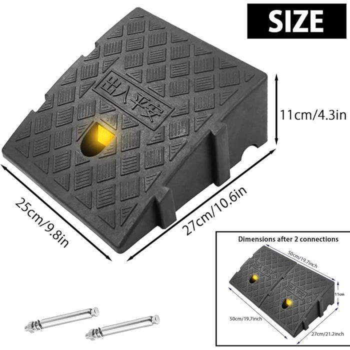 Rampes De Seuil, 1-8cm Rampe De Seuil De Porte, Rampe De Fauteuil Roulant, Pour Portes