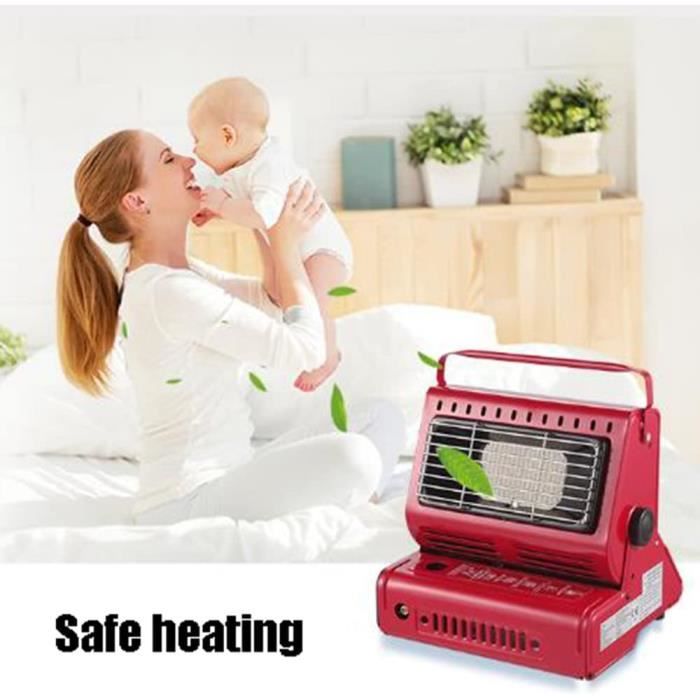 Chauffage De Terrasse Portable Au Propane - Mini Poêle 2000W Rapide Pour Extérieur/Intérieur - Camping, Jardin, Restaurant