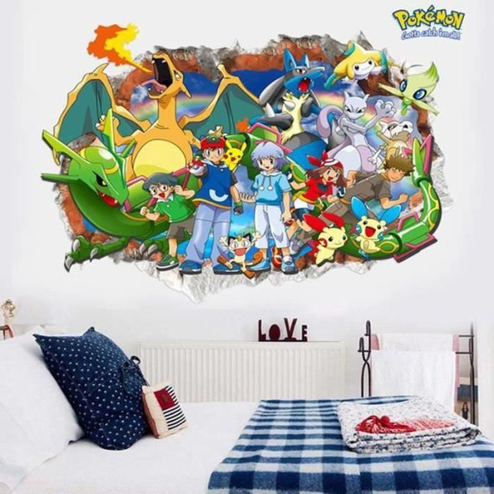 Poster Pokemon Magicarpe Décoration d'intérieur et peintures d'art Cadeau  de Noël pour les fans de Pokémon Poster imprimé d'art mural Cadre NON  inclus -  France
