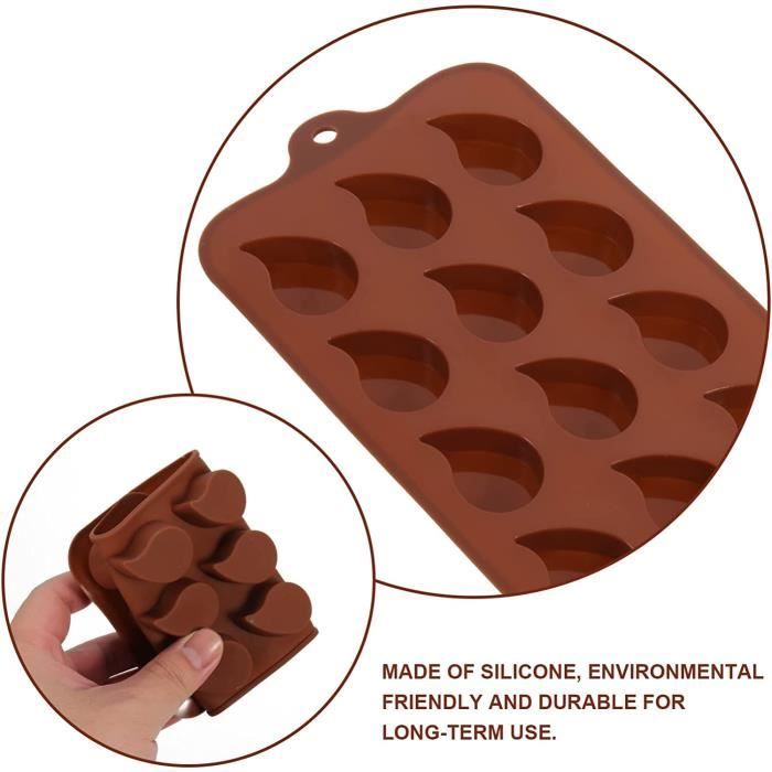 Moules En Silicone Pour Bonbons Et Chocolats, Moule Flexible Pour Bonbons  Durs Ou Gommeux, Bonbons Et Chocolats - 8 Pcs - Cdiscount Maison