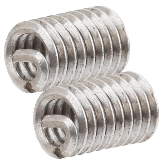 Kit De Réparation De Filetage D'Inserts De Filetage Hélicoïdal En Fil M3 De 50 Pièces, Kit D'hélicoptère, Tronçonneuse, Inserts De Vis Hélicoïdaux En