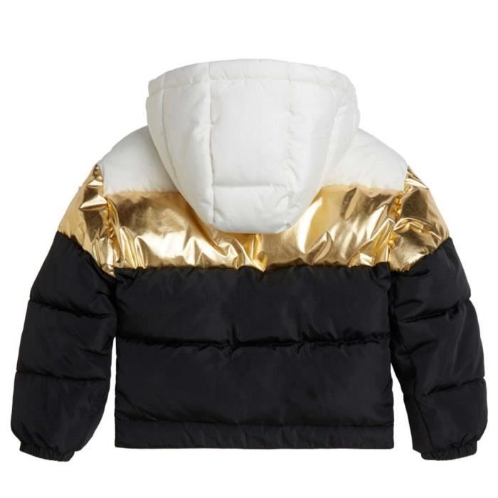 Veste fille Guess black gold combo 12 ans Black gold combo Cdiscount Pret a Porter