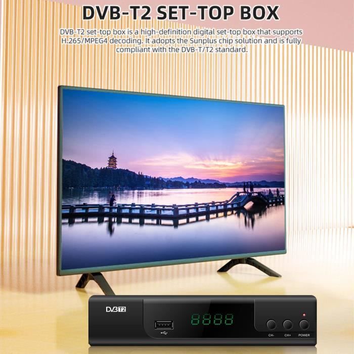 Opticum SBOX – Décodeur TNT - Lecteur Multimedia 1080P Full-HD TV