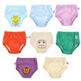 8PCS bébé tissu de bande dessinée couches imperméables couches enfant en bas âge 4 couches pantalon de formation de pot (95)-2