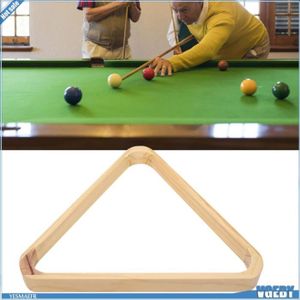 Triangle Billard Noir Plastique - 3 Tailles Au Choix | Rangement Billes Anglaises Ou Américaines