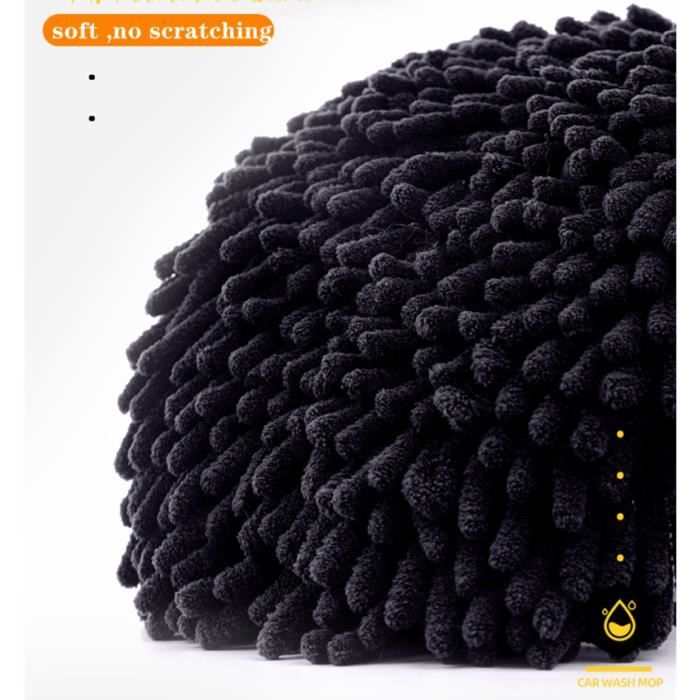 Brosse De Lavage Télescopique Prix Kit De Brosse De Lavage De Voiture Arc à 15°, Avec Manche Télescopique Et Housse De Brosse De Lavage En Microfibre Douce × 4 Et Chiffons En