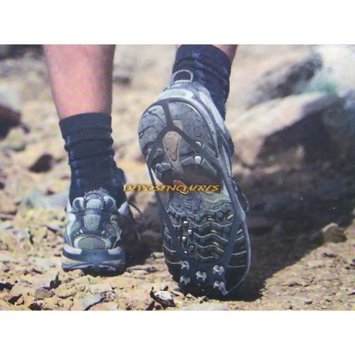 Crampons anti-glisse pour chaussures verglas, neige, boue 36/41 - Cdiscount  Sport