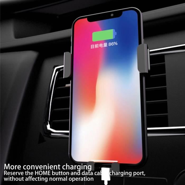 MaserWeller Support De Téléphone De Voiture Pour Mercedes Benz Classe E 2016-2023 Classe CLS 2018-2023, Accessoires Rotatifs à 360°, Compatible Avec MagSafe, Le Support De Téléphone Portable N'affecte