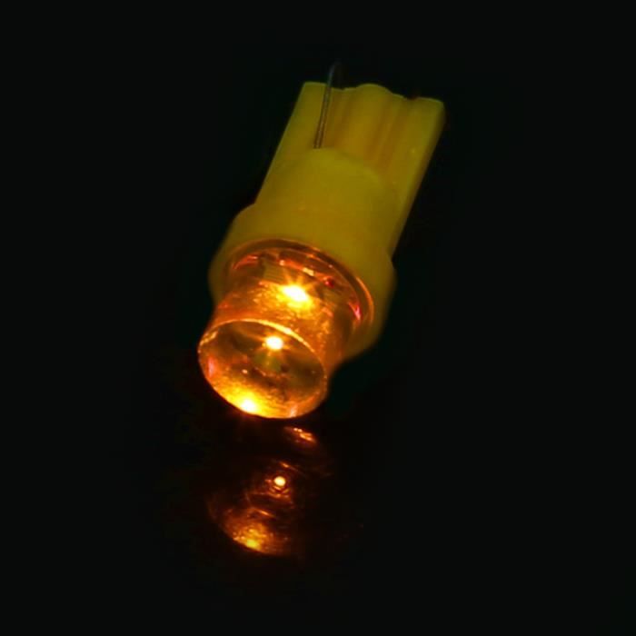 100pcs T5 Led Ampoule W3W W1.2w Led Canbus Voiture Lumières