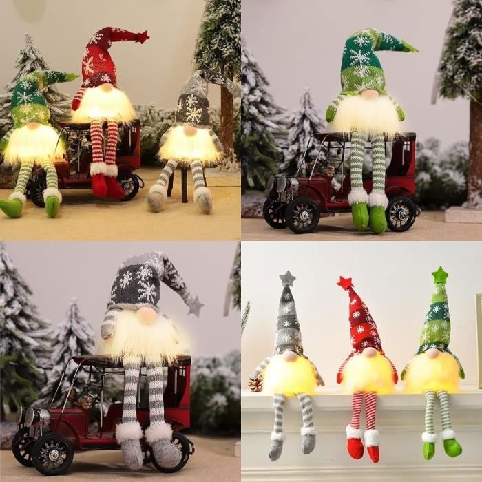 Lot De 12 Figurines Mini Père Noël En Résine - Décoration Noël Miniature 3cm