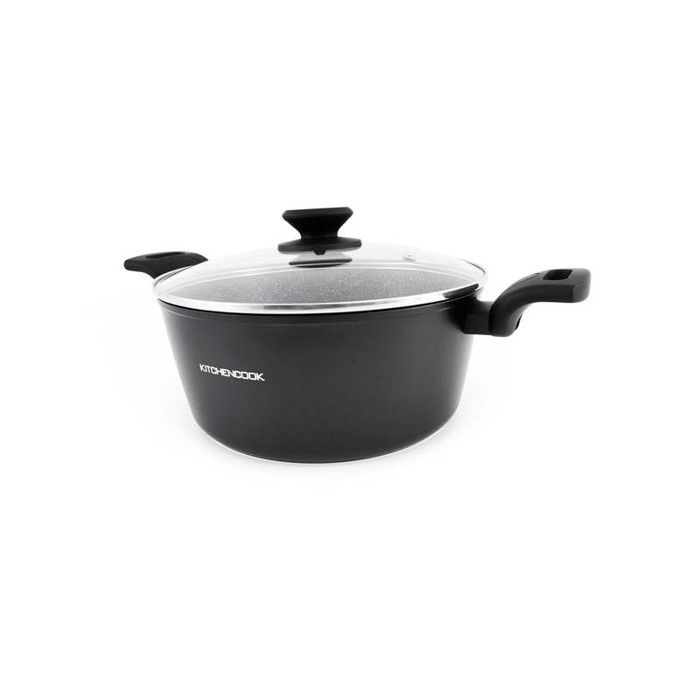 Casserole aluminium forgé beige, 16cm