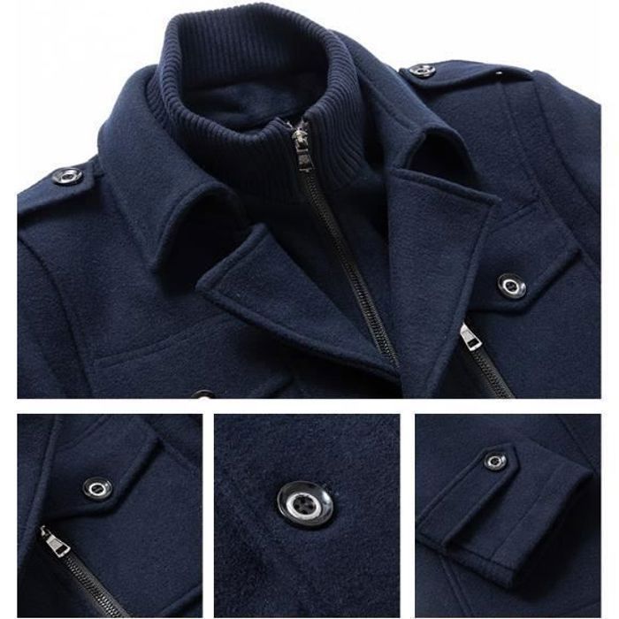 Pardessus hotsell bleu marine
