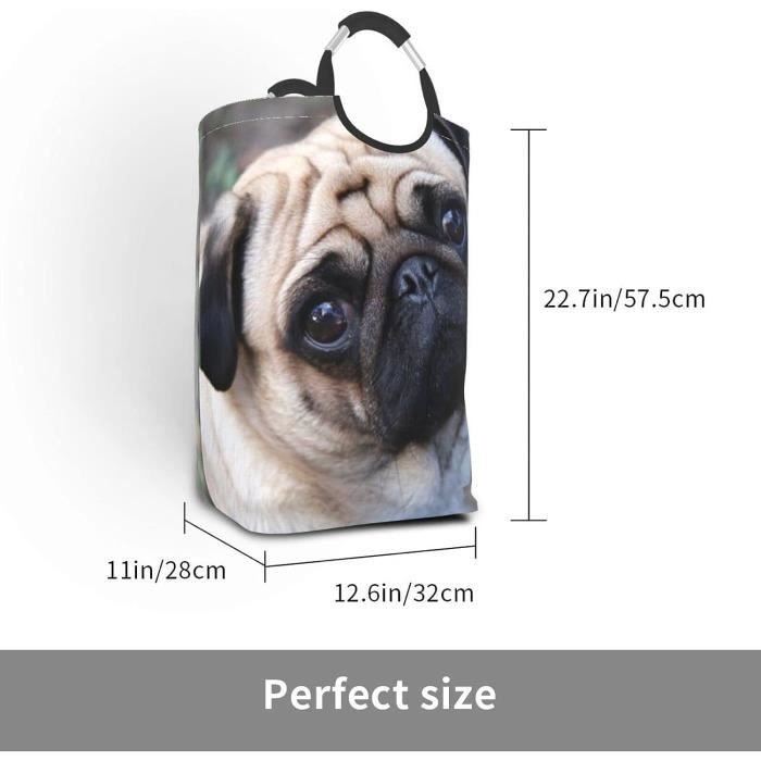 Lot De Vetements Sales Pour Chien Carlin 50 L Panier A Linge Sale Pour Salle De Bain Chambre A Coucher Buanderie Placa H2643 Cdiscount Maison