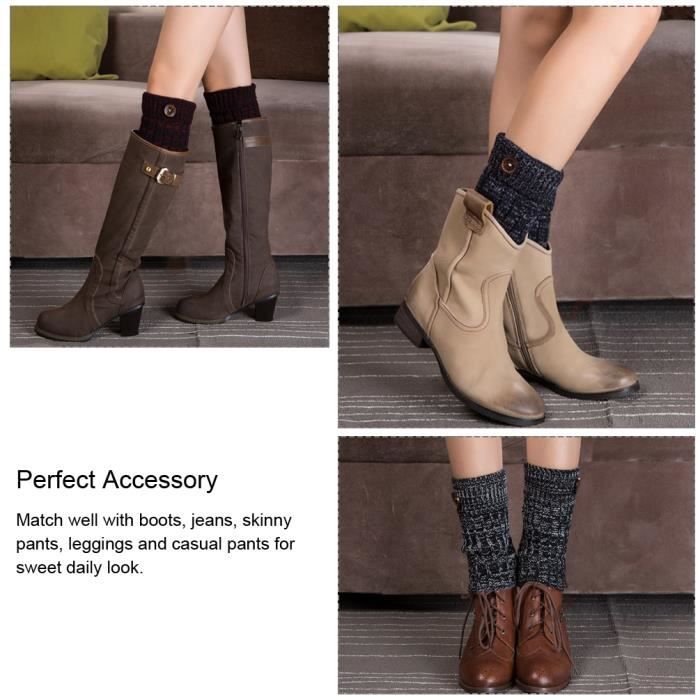 Mode Jambi re botte courte Chaussettes Set Cdiscount