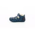 Sandale enfant Kickers Sushy Bleu - Fermeture Scratch - Confortable et tendance-3