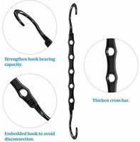 Lot De 10 Crochets En Plastique Pour Cintres - Clips D