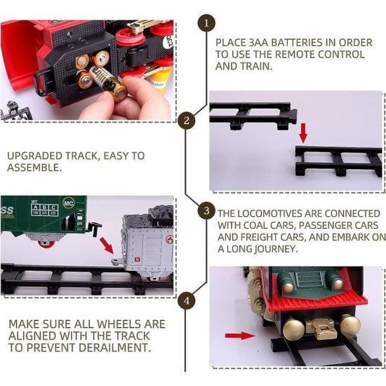 Train Jouet Enfant Train Électrique Télécommandé Hot Bee - Circuit Avec