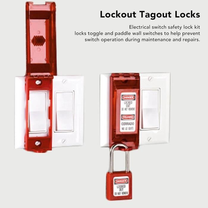Lock Out Tag Out Computer Cadenas de sécurité Lockout Tagout - PC Engineering - [H6476 ...